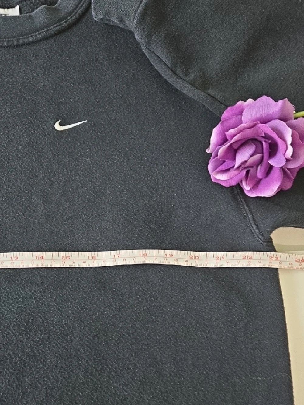 Vintage Nike Black Fleece Crewneck Sweatshirt Embroidered Swoosh Women’s M